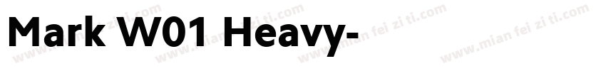 Mark W01 Heavy字体转换
